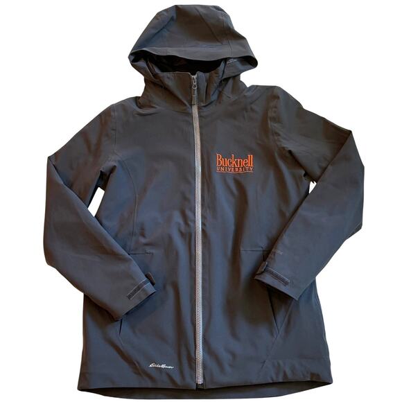 Eddie Bauer Bucknell University 3-1 Jacket Womens Size Medium Gray Weatheredge - Picture 1 of 13